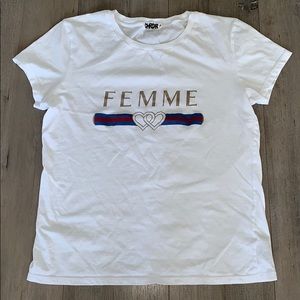 CHRLDR Femme Tee Small